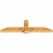 Ekena Millwork Eugene Rough Sawn Timber Gable Bracket, Western Red Cedar, 72"W x 21"H x 4"D x 6"F, 7/12 Pitch GBW072X21X0406EUG00RWR - alternate 5